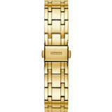 Guess Cosmo Diamonds Green Dial Gold Steel Strap Watch for Women - GW0033L8