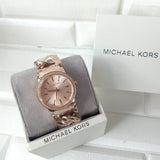 Michael Kors Nini Quartz Crystals Rose Gold Dial Rose Go Watch For Women - MK3236