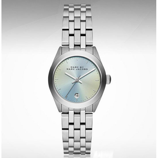 Marc Jacobs Peeker Blue Dial Silver Steel Strap Watch for Women - MBM3376