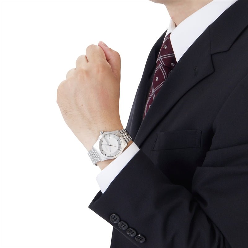 Gucci G Timeless Silver Dial Silver Steel Strap Watch For Men - YA126401