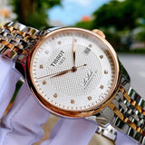 Tissot Le Locle Powermatic 80 Silver Dial Two Tone Steel Strap Watch For Men - T006.407.22.036.01