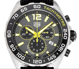 Tag Heuer Formula 1 Chronograph Grey Dial Black Nylon Strap Watch for Men - CAZ101AG.FC8304
