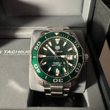 Tag Heuer Aquaracer Green Dial Watch for Men - WAY201S.BA0927