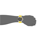 Tommy Hilfiger Sports Multifunction Black Dial Yellow Rubber Strap Watch for Men - 1791144