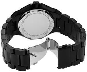 Michael Kors Raquel Three Hand Silver Dial Black Steel Strap Watch For Women - MK4692