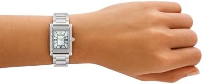 Emporio Armani Empire Mother of Pearl Dial Silver Steel Strap Watch For Women - AR11625