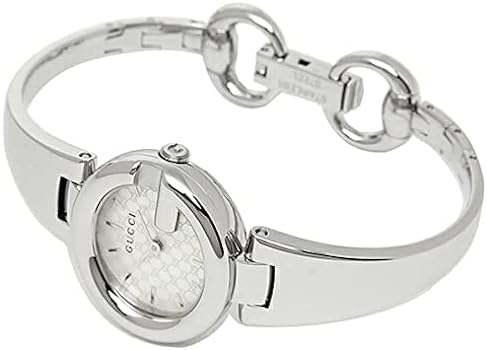 Gucci Guccissima Quartz Silver Dial Silver Steel Strap Watch For Women - YA134511