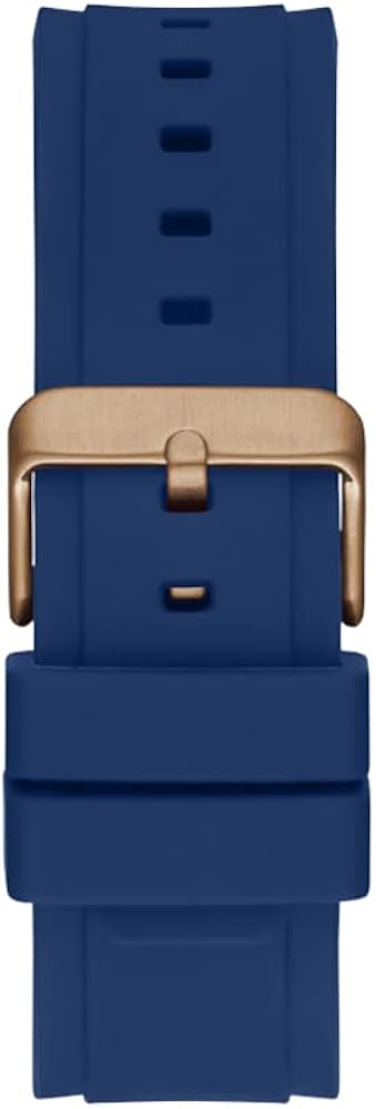 Guess Matrix Multifunction Blue Dial Blue Rubber Strap Watch for Men - GW0423G4