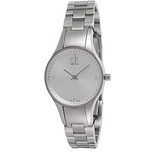 Calvin Klein Simplicity White Dial Silver Steel Strap Watch for Women - K4323101