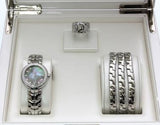 Tag Heuer Link Trilogy Cameron Diaz Diamonds Mother of Pearl Dial Silver Steel Strap Watch for Women - WAT1419.BA0954