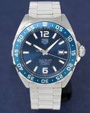 Tag Heuer Formula 1 Bucherer Blue Edition Blue Dial Silver Steel Strap Watch for Men - WAZ2015.BA0842