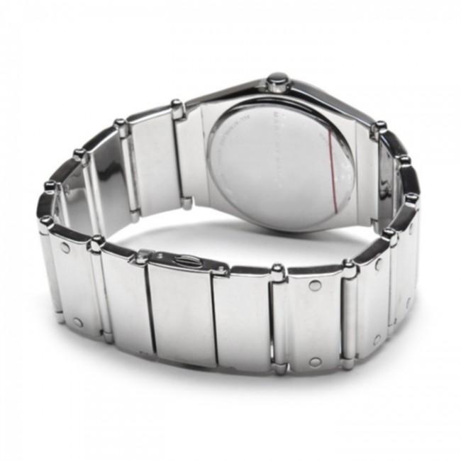 Marc Jacobs Amy White Dial Silver Steel Strap Watch for Women - MBM8518