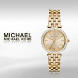 Michael Kors Darci Gold Dial Gold Steel Strap Watch for Women - MK3430