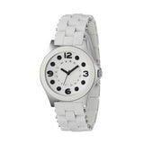 Marc Jacobs Perry White Dial White Silicone Strap Watch for Women - MBM2533
