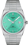 Tissot PRX Powermatic 80 Automatic Mint Green Dial Silver Steel Strap Watch for Men - T137.407.11.091.01