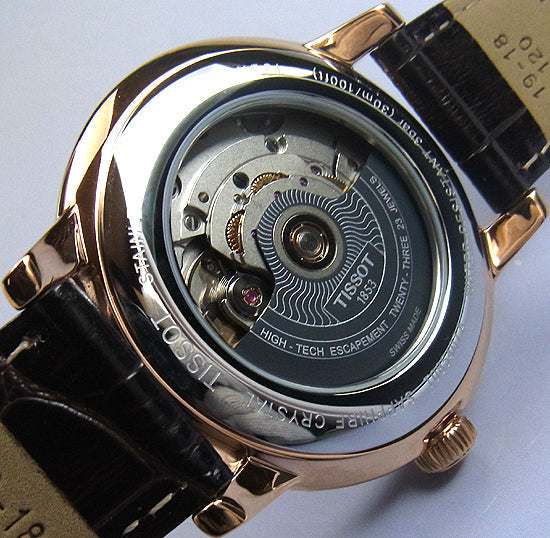 Tissot T Classic Carson Powermatic 80 White Dial Brown Leather Strap Watch for Men - T085.407.36.013.00