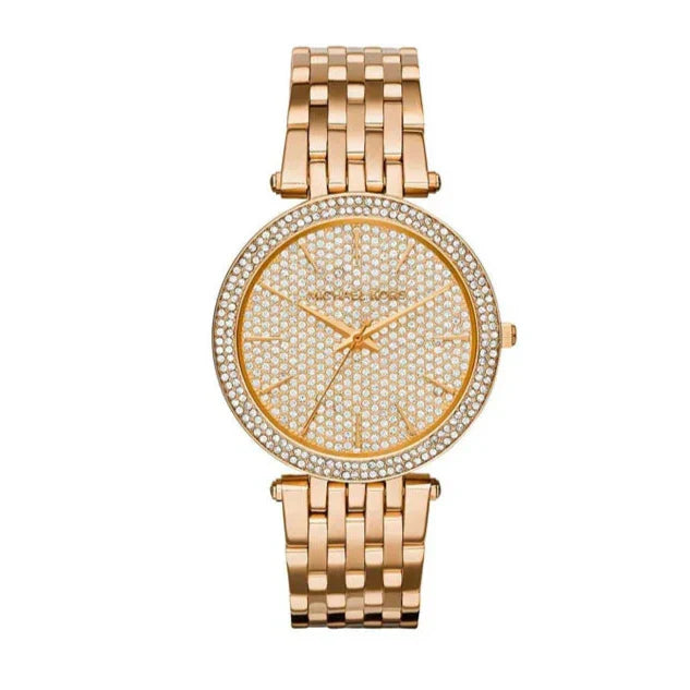 Michael Kors Darci Gold Dial Gold Steel Strap Watch for Women - MK3438