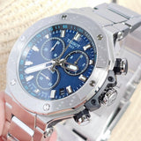 Tissot T Race Chronograph Blue Dial Silver Steel Strap Watch For Men - T141.417.11.041.00