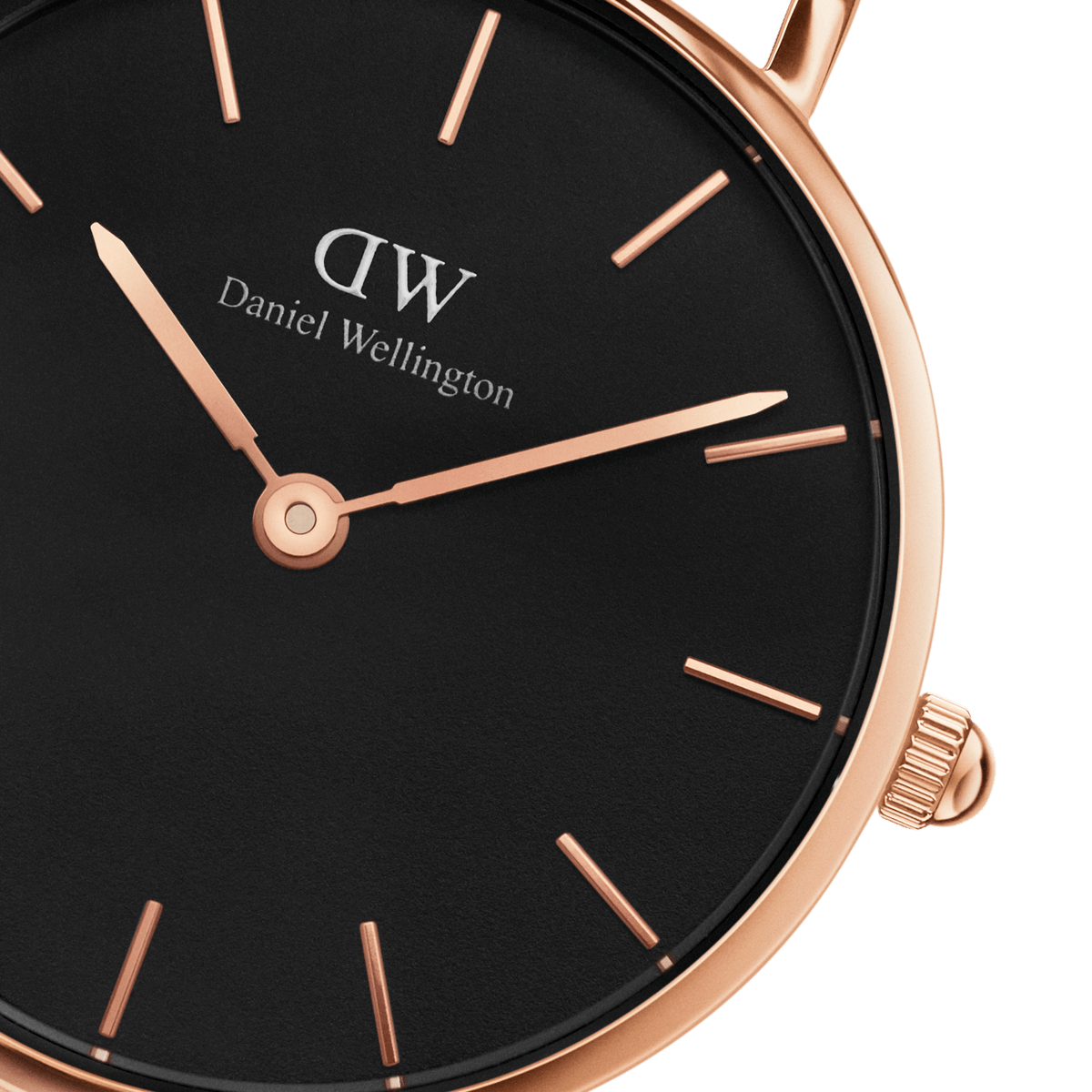 Daniel Wellington Classic Petite Bristol Black Dial Brown Leather Strap Watch For Women - DW00100221