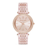 Michael Kors Darci Rose Gold Dial Two Tone Steel Strap Watch for Women - MK4327