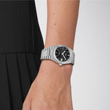 Tissot PRX Powermatic 80 Black Dial Silver Steel Strap Watch for Men - T137.207.11.051.00