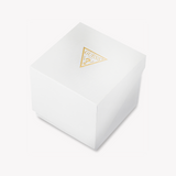 Guess Cubed Analog Silver Dial Silver Steel Strap Watch For Women - GW0606L1