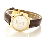 Tissot Le Locle Automatic Gold Dial Brown Leather Strap Watch For Men - T41.5.413.73