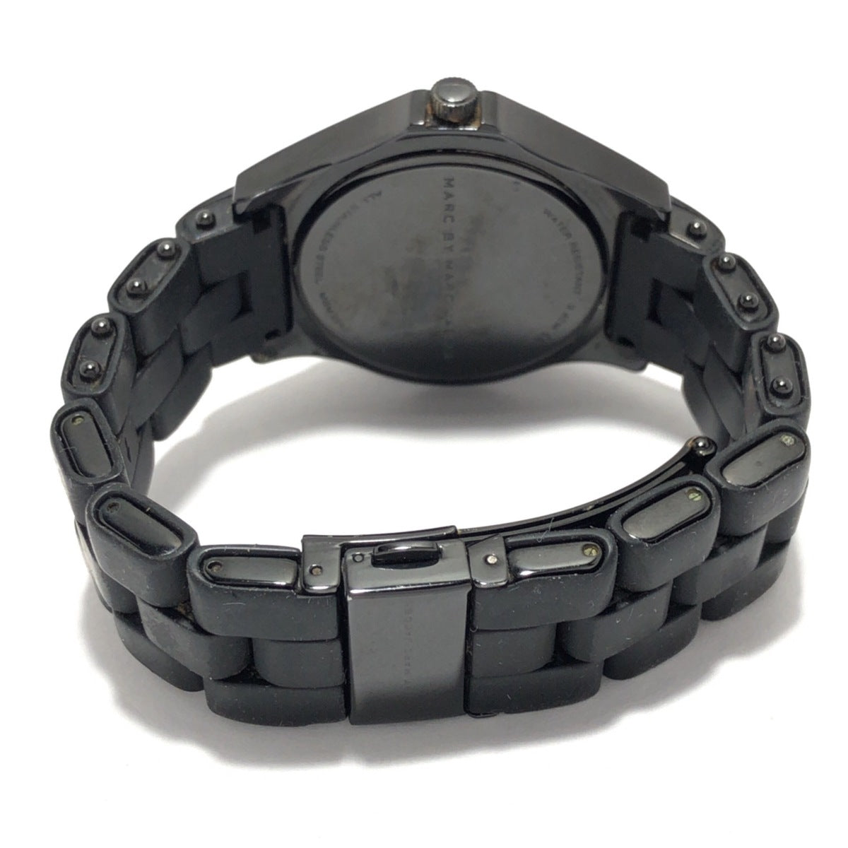 Marc Jacobs Pelly Black Dial Black Silicone Strap Watch for Women - MBM2543