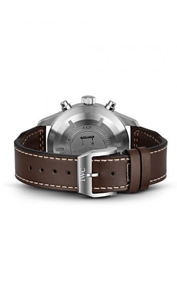 IWC Pilot's Watch Chronograph Edition Brown Dial Brown Leather Strap Watch for Men - IW377713