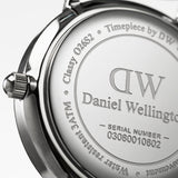 Daniel Wellington Classy Glasgow White Dial Two Tone Nylon Strap Watch For Women - DW00100082