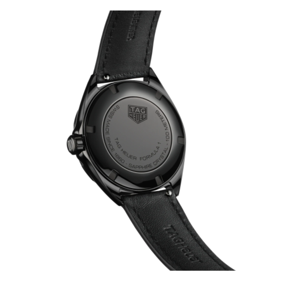Tag Heuer Formula 1 Quartz Black Dial Black Leather Strap Watch for Women - WBJ1414.FC8234