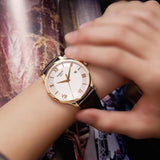 Tissot T Classic Tradition Silver Dial Brown Leather Strap Watch For Men - T063.610.36.038.00