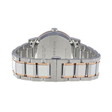 Burberry The City White Dial Two Tone Steel Strap Watch for Women - BU9006