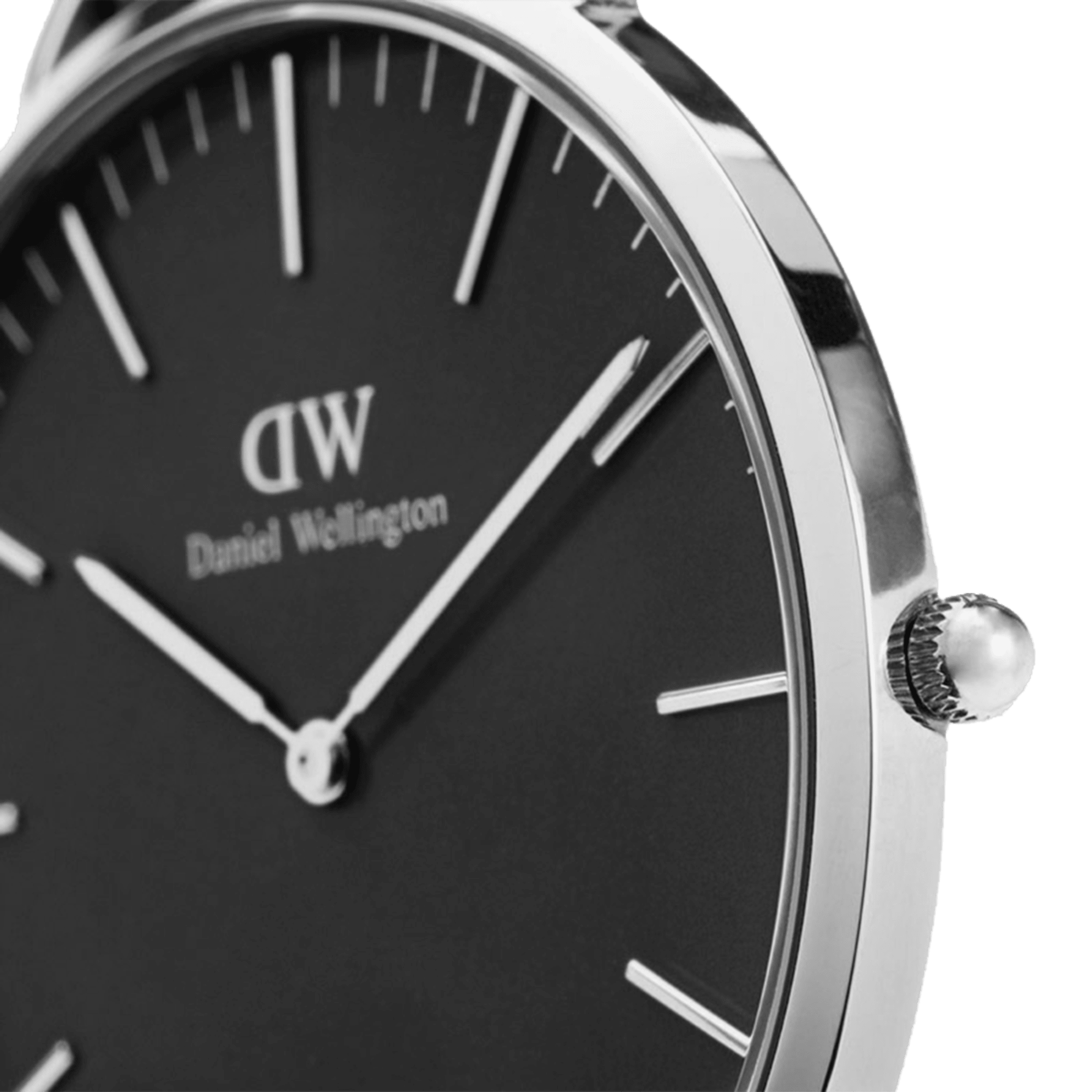 Daniel Wellington Classic Bristol Black Dial Brown Leather Strap Watch For Men - DW00100131