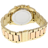 Michael Kors Blair Chronograph Rose Gold Dial Two Tone Steel Strap Watch for Women - MK6316