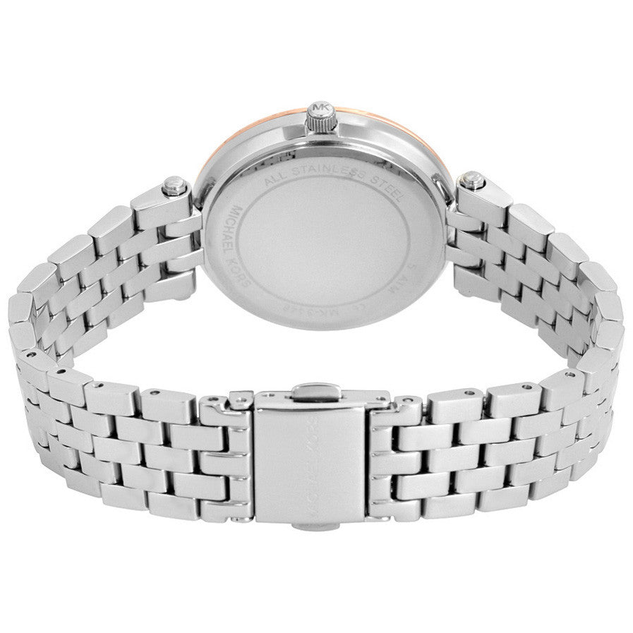 Michael Kors Darci Silver Dial Silver Steel Strap Watch for Women - MK3476
