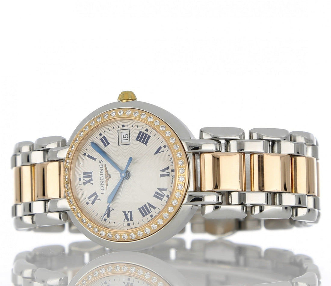 Longines PrimaLuna Quartz Diamond Lady 26.5mm Watch for Women - L8.110.5.95.6
