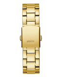 Guess Sol Chronograph Gold Dial Gold Steel Strap Watch For Women - GW0483L2