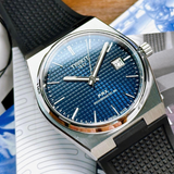 Tissot PRX Powermatic 80 Blue Dial Black Rubber Strap Watch for Men - T137.407.17.041.00