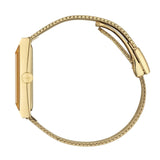 Gucci G-Frame Mother of Pearl Dial Yellow Gold Mesh Bracelet Watch For Women - YA147410