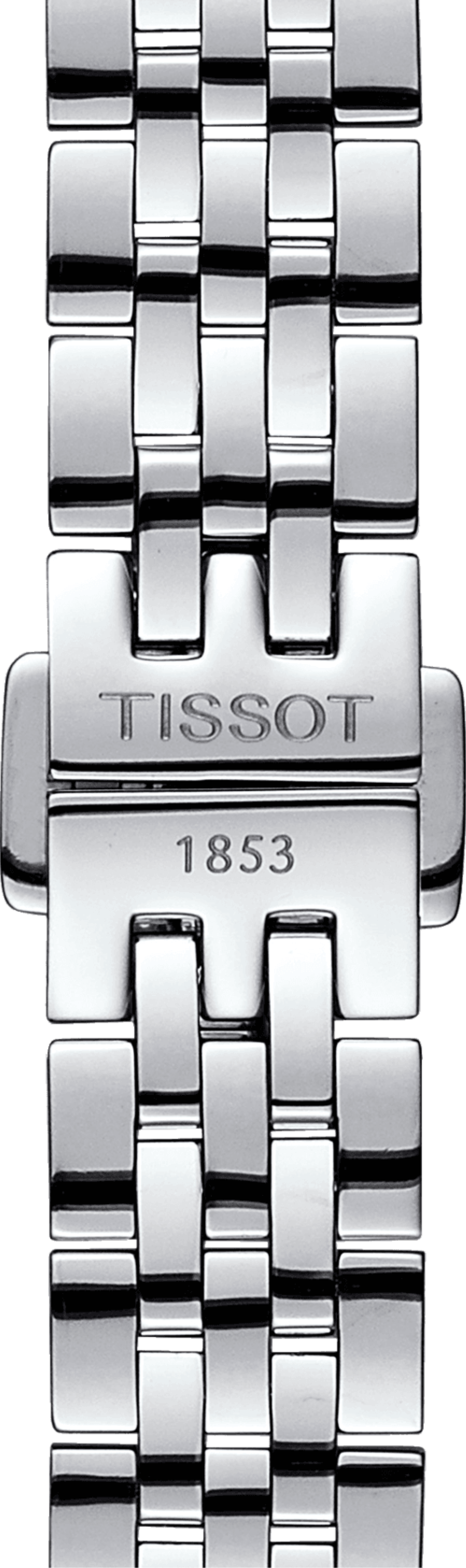 Tissot Le Locle Automatic Small Lady Black Dial Silver Steel Strap Watch For Women - T41.1.183.53
