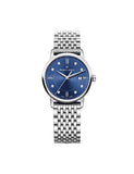 Maurice Lacroix Eliros Sunbrushed Blue Dial Silver Steel Strap Watch for Women - EL1094-SS002-130-1