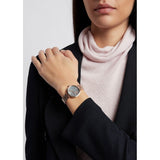 Emporio Armani Arianna Black Dial Rose Gold Stainless Steel Watch For Women - AR11197