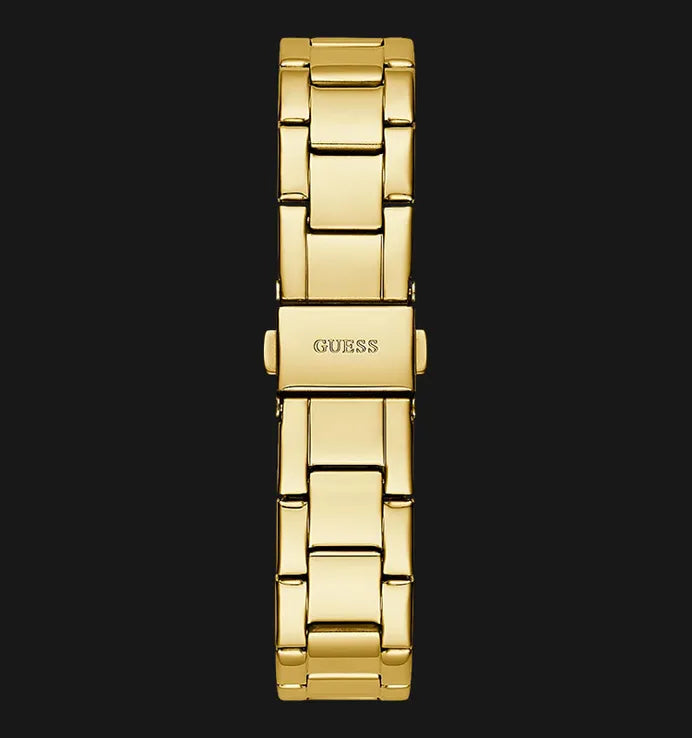 Guess Cosmic Chronograph Gold Dial Gold Steel Strap Watch for Women - GW0465L1