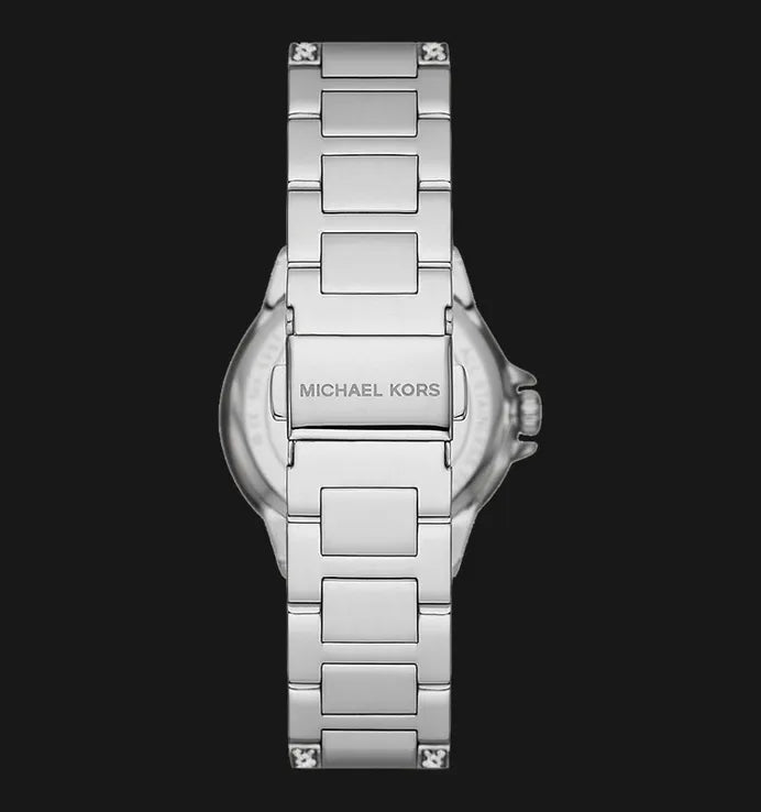 Michael Kors Camille Multifunction Crystals Silver Dial Silver Steel Strap Watch For Women - MK6996