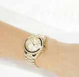 Michael Kors Blair Gold Dial Gold Steel Strap Watch for Women - MK5639