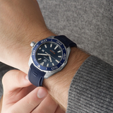 Tag Heuer Aquaracer Quartz Blue Dial Blue Rubber Strap Watch for Men - WAY101C.FC6153