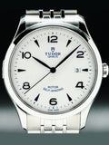Tudor 1926 Automatic White Dial Silver Steel Strap Watch for Men - M91650-0005