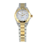 Tag Heuer Aquaracer Diamonds Mother of Pearl Dial Two Tone Steel Strap Watch for Men - WBD1422.BB0321