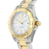 Tag Heuer Aquaracer Mother of Pearl Dial Two Tone Steel Strap Watch for Men - WBD1420.BB0321